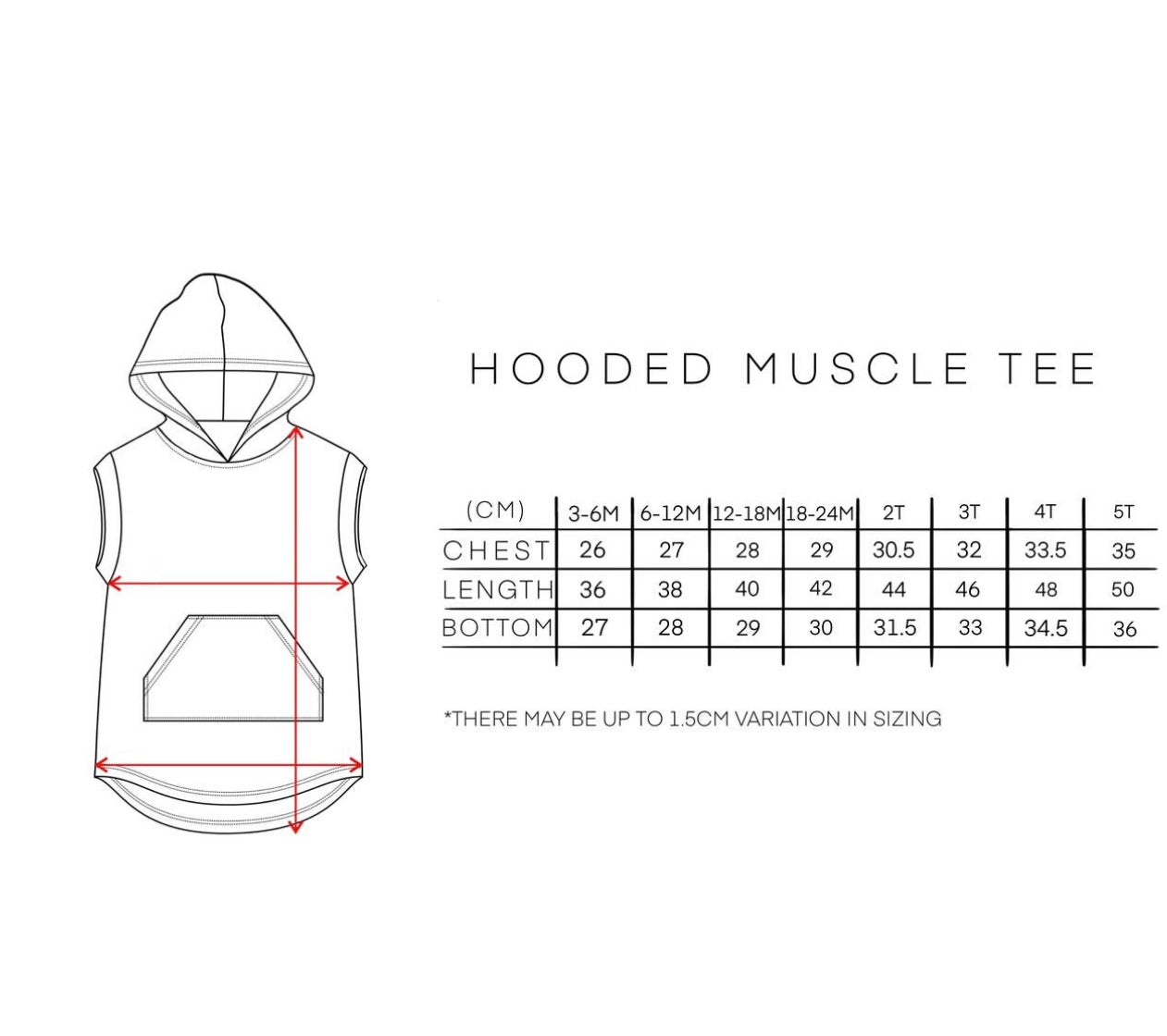 Sand Sleeveless Hoodie
