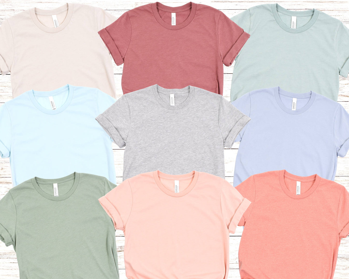 Bella Canvas Unisex Jersey Soft T-Shirt, Blank Shirts 3001C: WHITE / XL