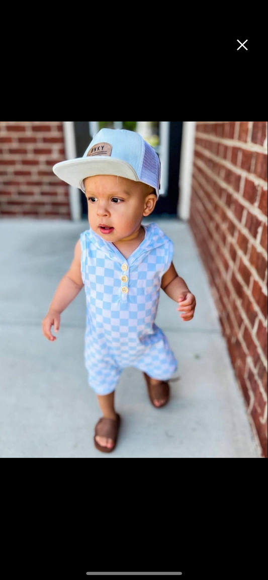 Baby Blu Shorty Romper