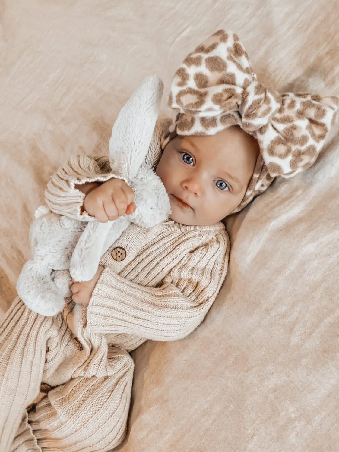 Keepsake Knit Romper - Honey Milk